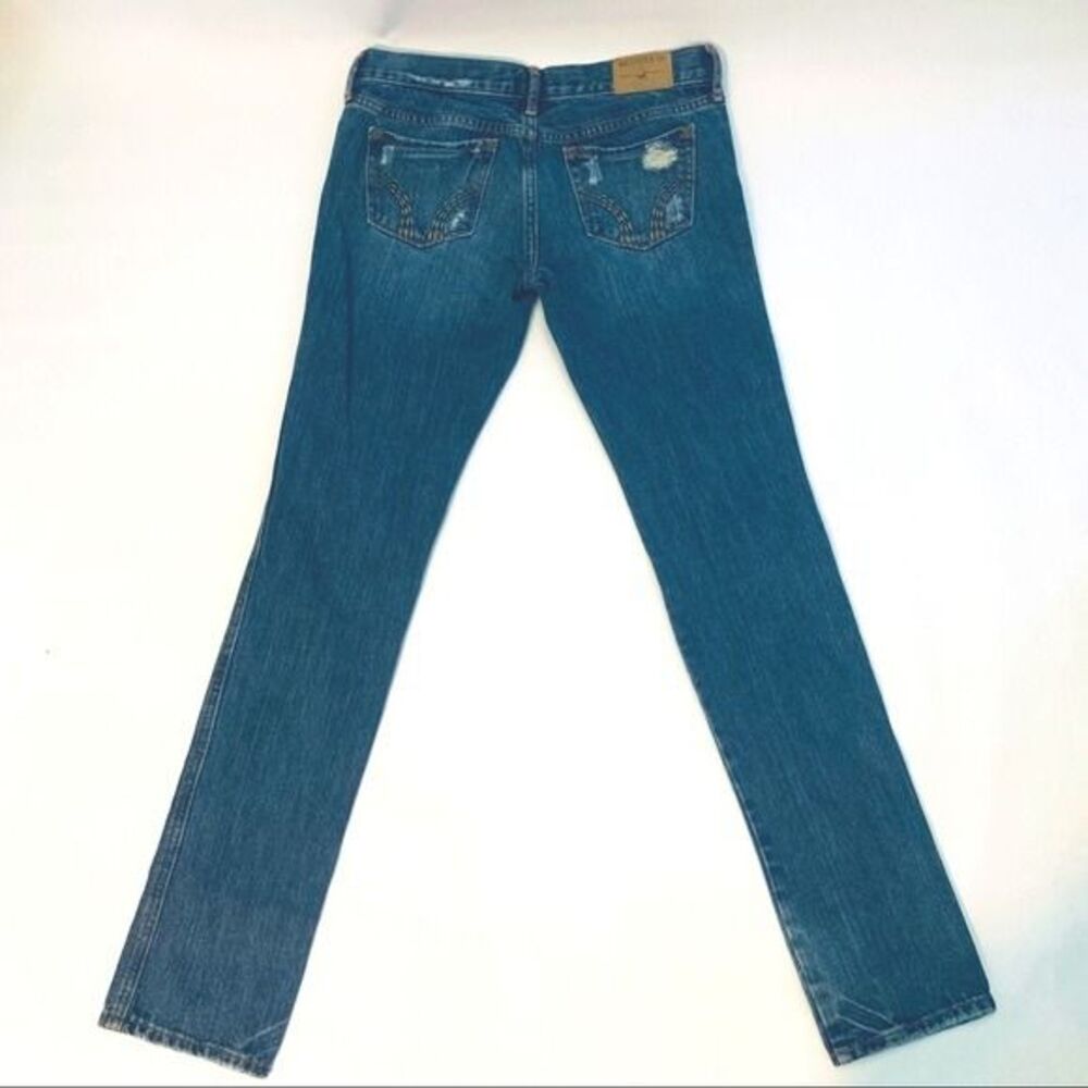 Hollister distressed straight leg sz 3 - Picture 2 of 7